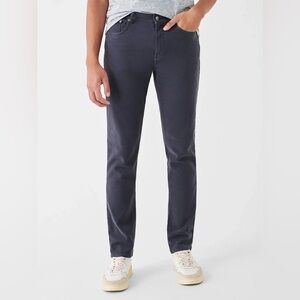 Brand new with tags Faherty Brand stretch terry 5 pocket pant deepest navy 36/32